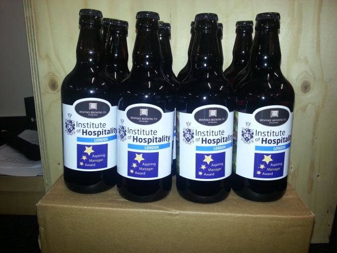 Case of Ale from Bespoke Breweries - prize for the winning business pitch